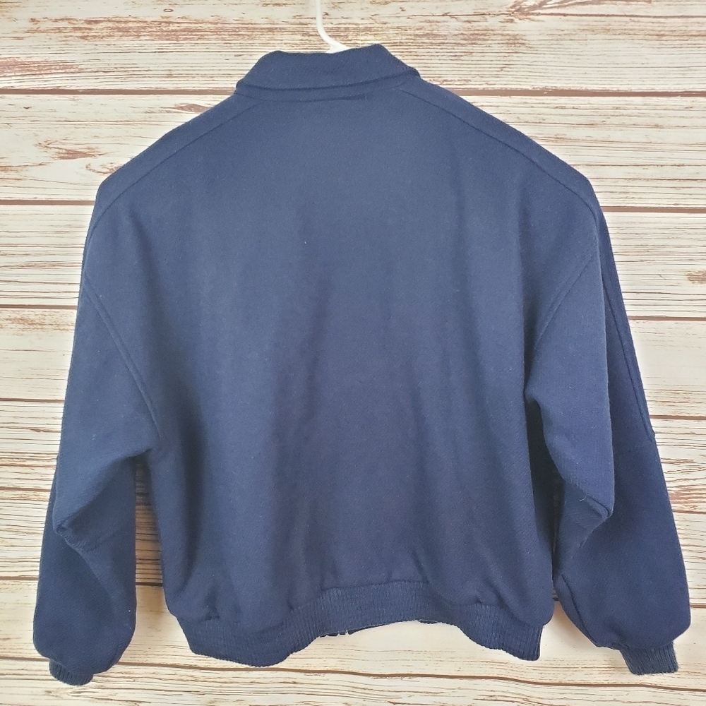 Lobo By Pendleton Mens XL Wool Jacket Navy Blue Bomber Jacket USA Thinsulate - Picture 8 of 12